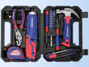 WORKPRO 3.7V Electric Screwdriver with 18pc Tool Kit Ohberri