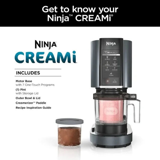 Ninja NC299AMZ CREAMi Ice Cream Maker, for Gelato, Mix-ins, Milkshakes, Sorbet, Smoothie Bowls & More Ohberri