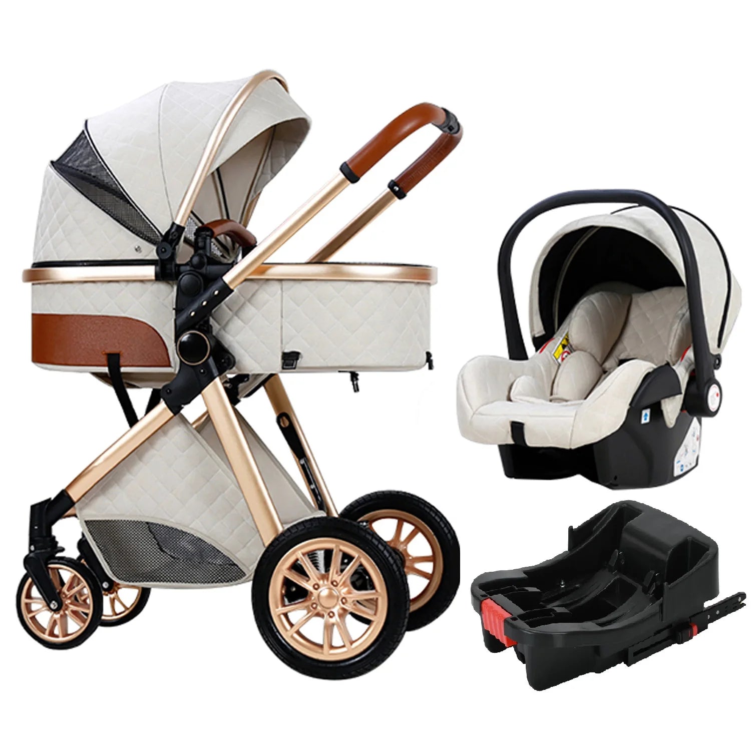 3 in 1 Baby Stroller - Ohberri