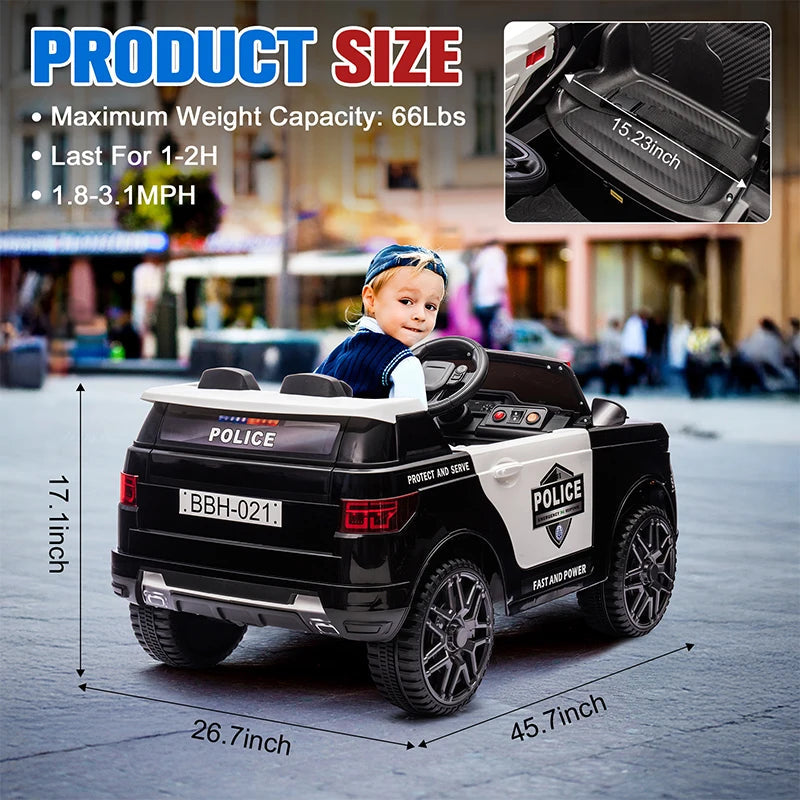 Kids Ride On Car 12V Battery Powered Electric Vehicle Power Wheel Ohberri