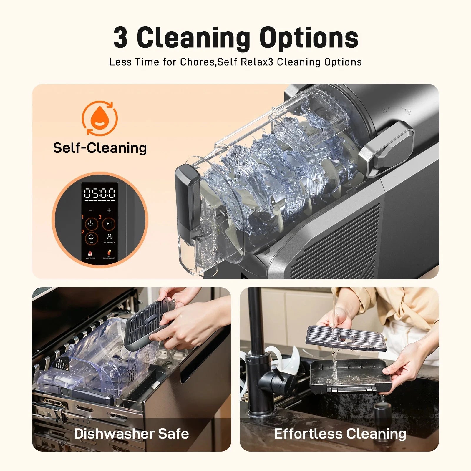 7 in 1 Professional Home Slushie Machine No Ice Needed Rapid Chill Technology Ohberri