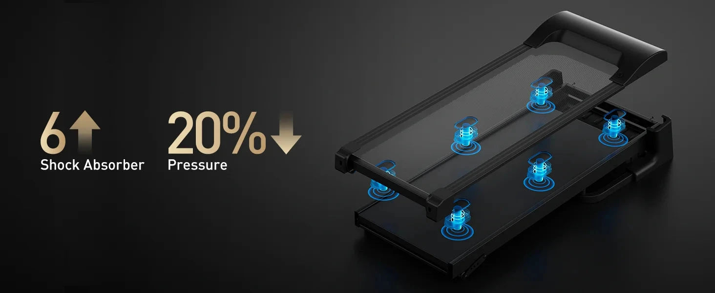 Home Folding Incline Treadmill with Pulse Sensors, 3.0 HP Ohberri