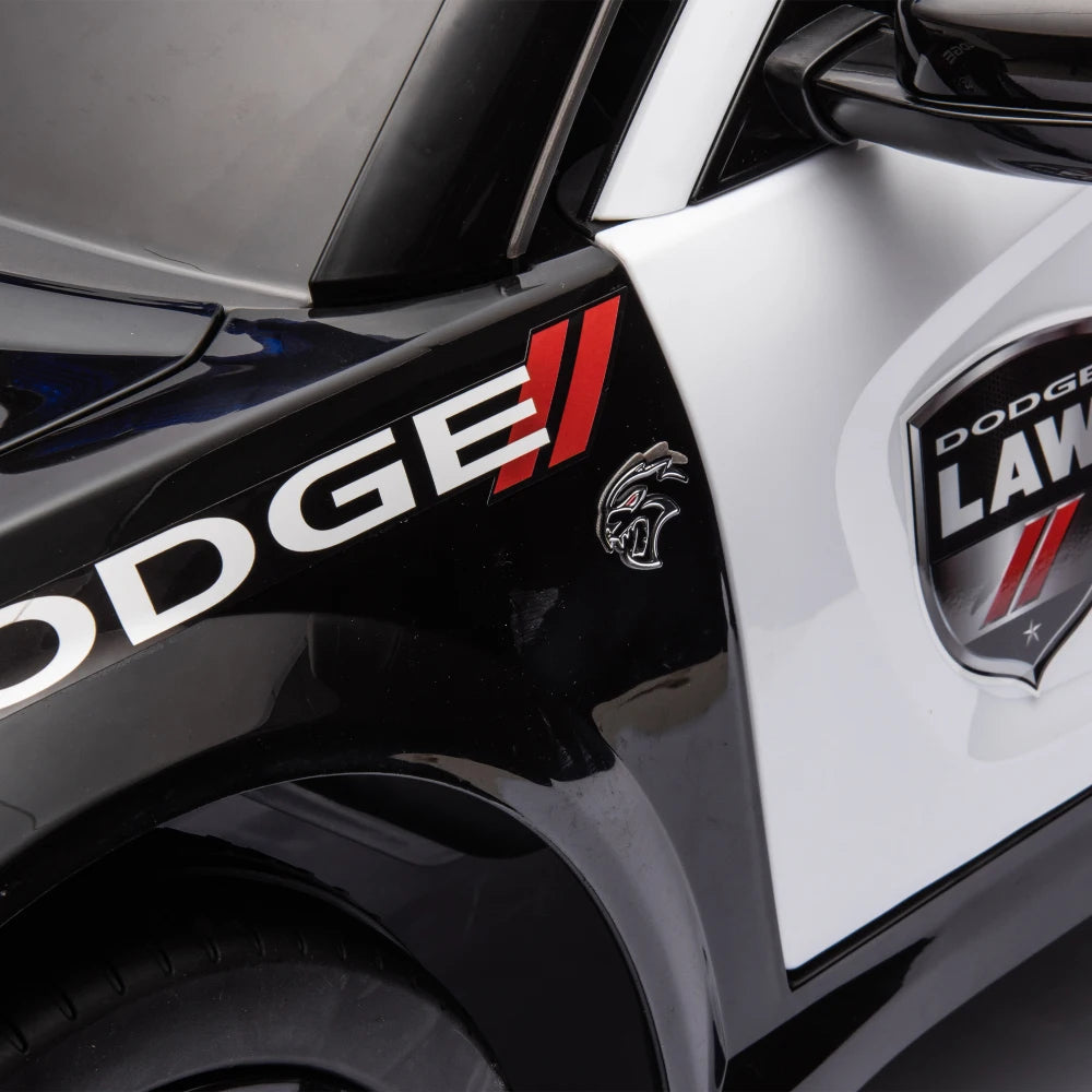 Licensed Dodge Charger,12v Kids ride on police car W/ Remote Control Ohberri