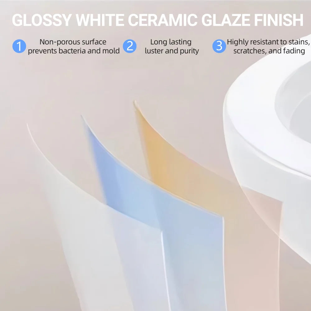 1.28 GPF Single-flush One Piece Toilet, Water-Saving Elongated Ohberri