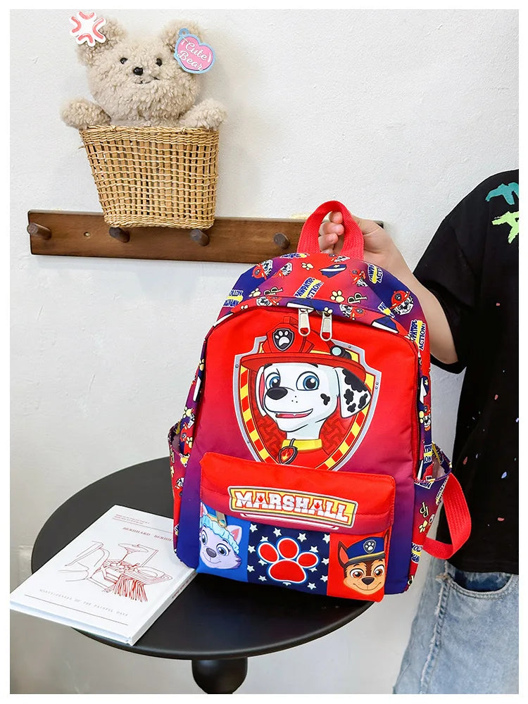 Original PAW Patrol Children School Bag Cute Dogs Fashion Boy Girl Backpack Kids Kindergarten Backpacks Chase Skye Baby Gift - Ohberri