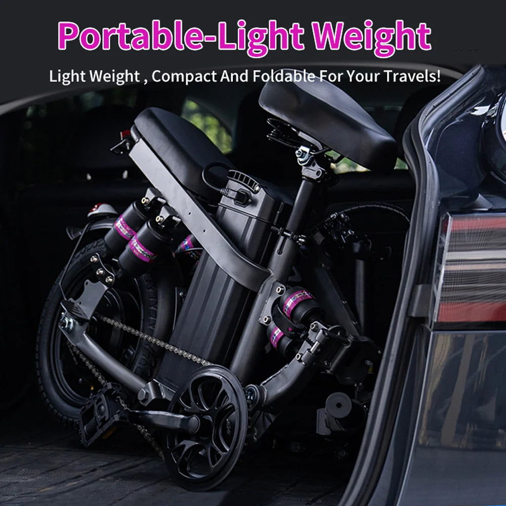 Electric Bikes 25MPH 600W Peak Motor,24-32Miles - Ohberri