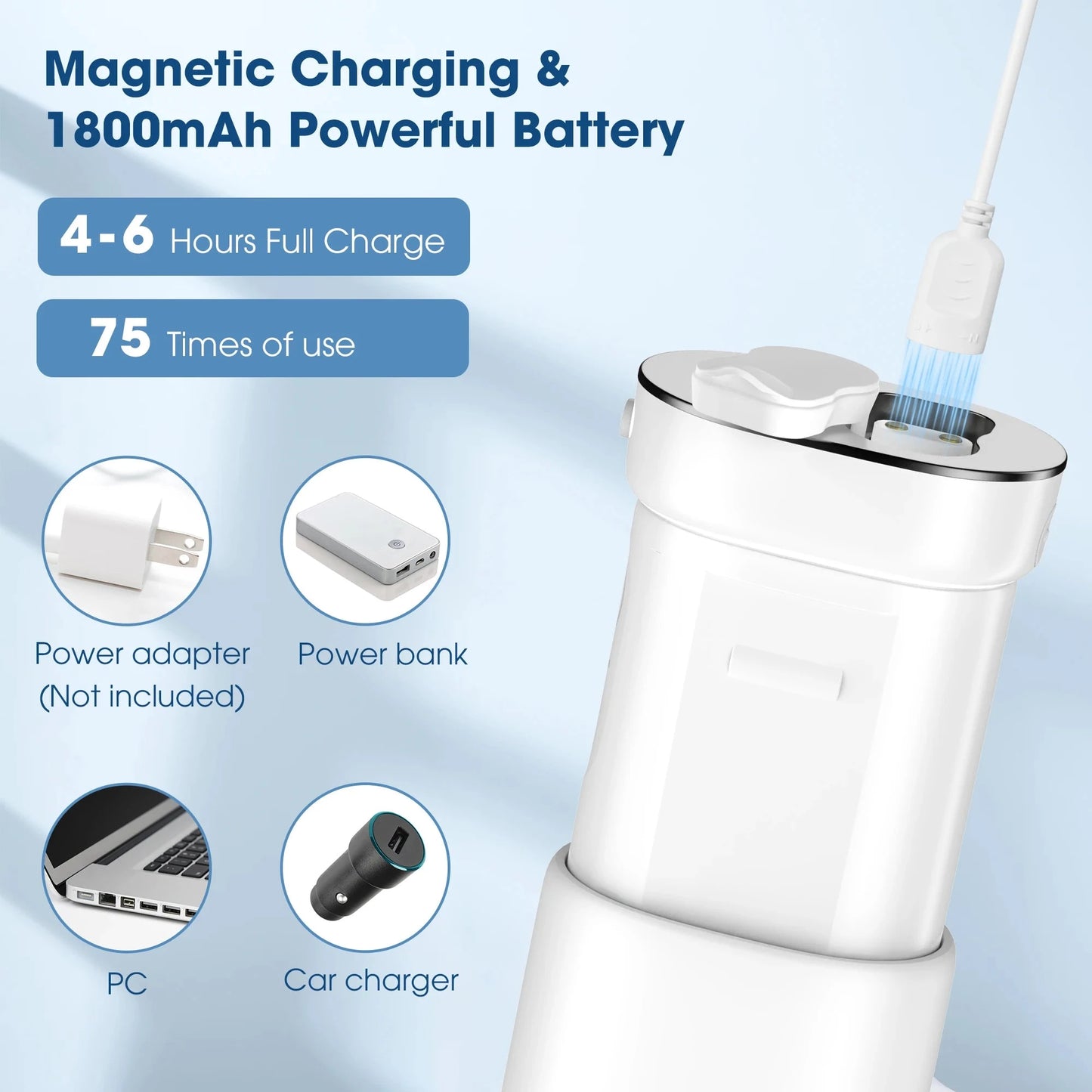 Oral Irrigator Water Flosser Portable Ohberri