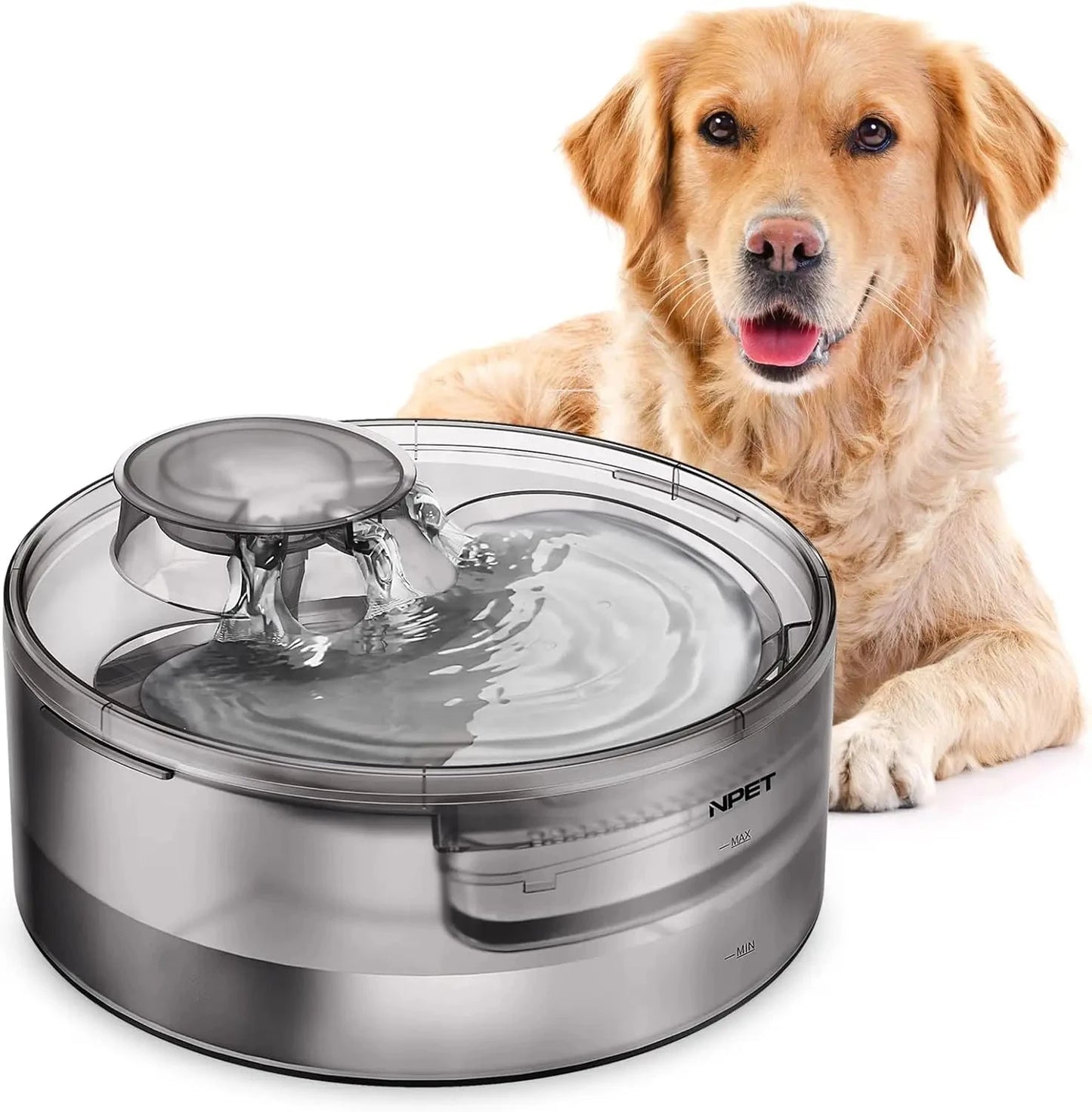 Pet Fountain, 170oz/1.3Gallon/5L Large Automatic Water Dispenser Ohberri