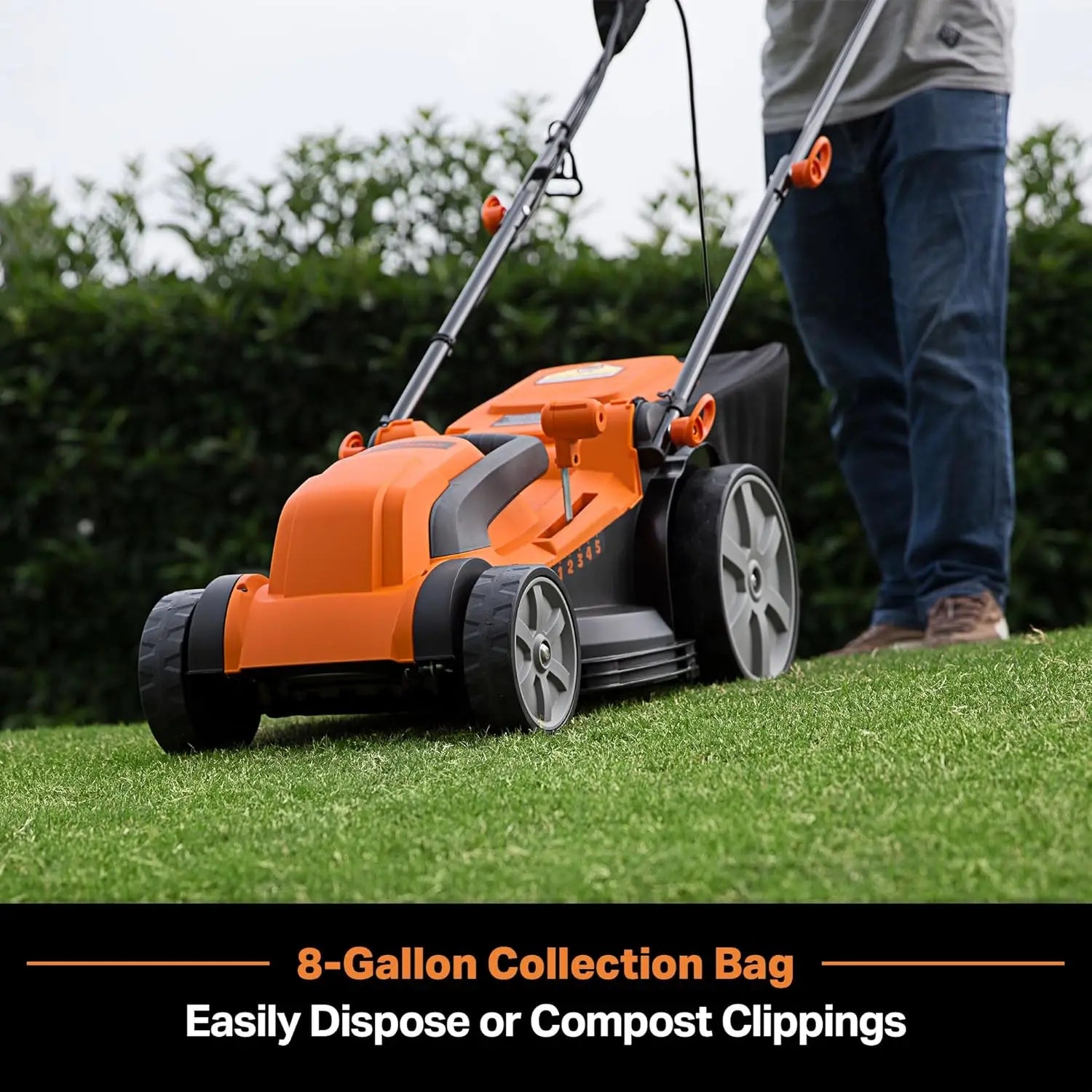 MEB1216K Electric Lawn Mower 16-Inch 12AMP - Ohberri