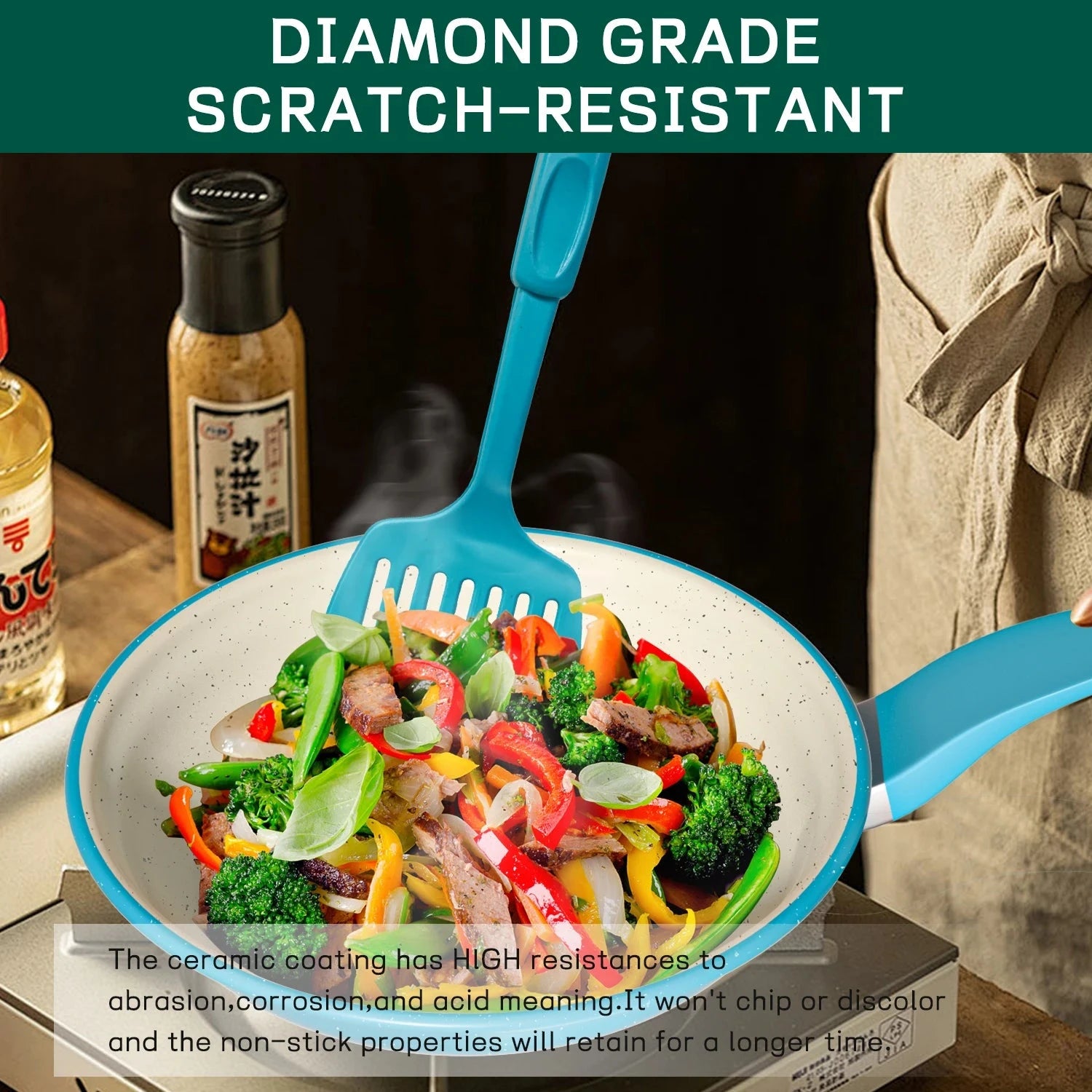 13-Piece Luxury Non-Stick Cookware Set Ohberri