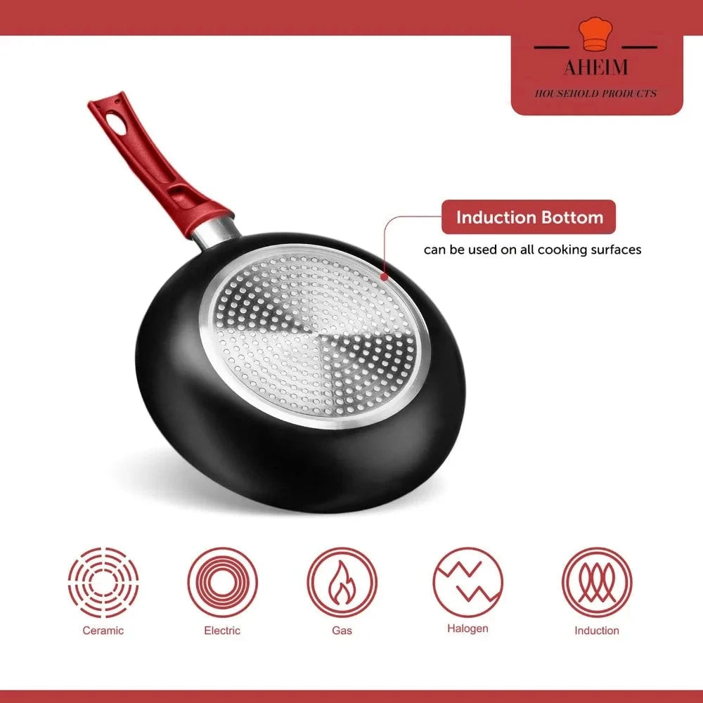 20-Piece Granitestone Pro Hard Anodized Cookware and Bakeware Set with Diamond Nonstick Coating Ohberri