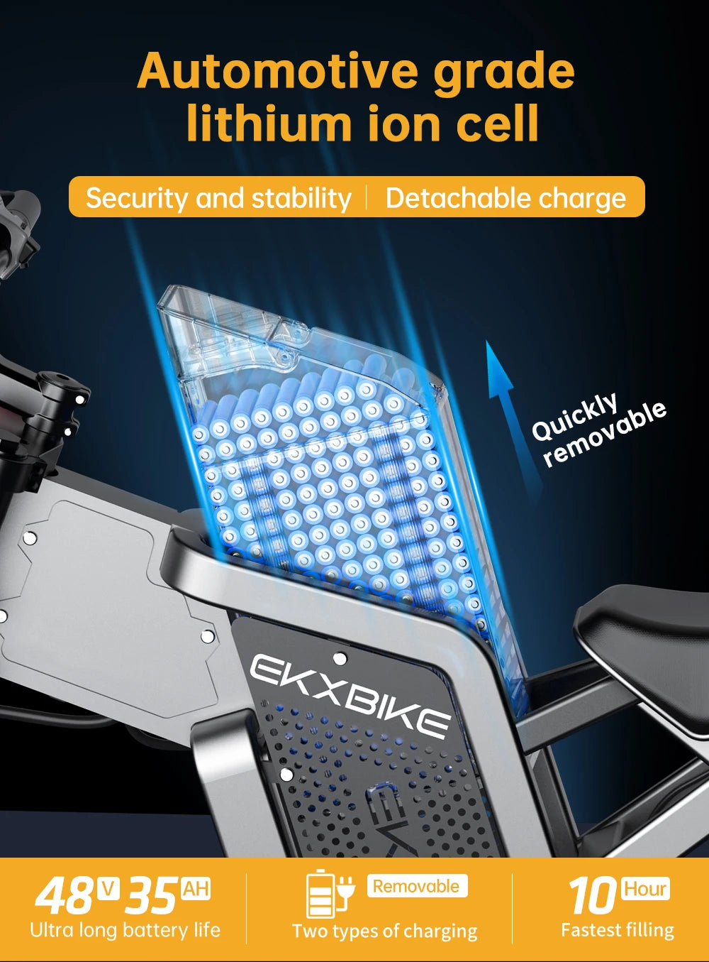 Electric Bike 2000W 48V35AH 55km/h 20“*4.0 Off Road Mountain Ebike - Ohberri