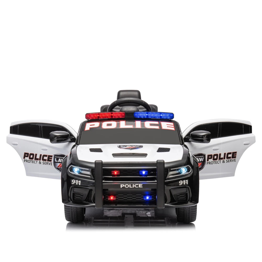 Licensed Dodge Charger,12v Kids ride on police car W/ Remote Control Ohberri