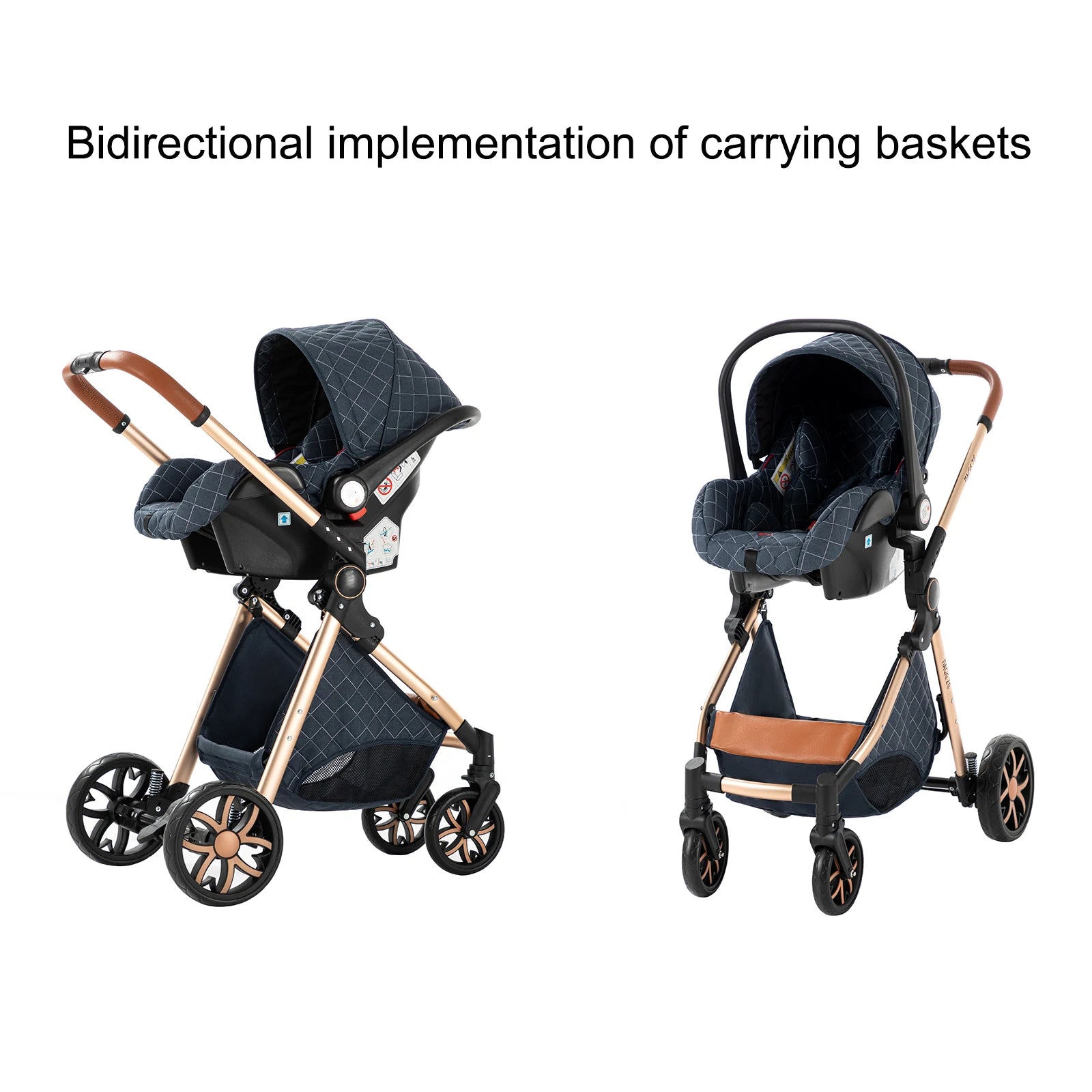3 in 1 Baby Stroller - Ohberri