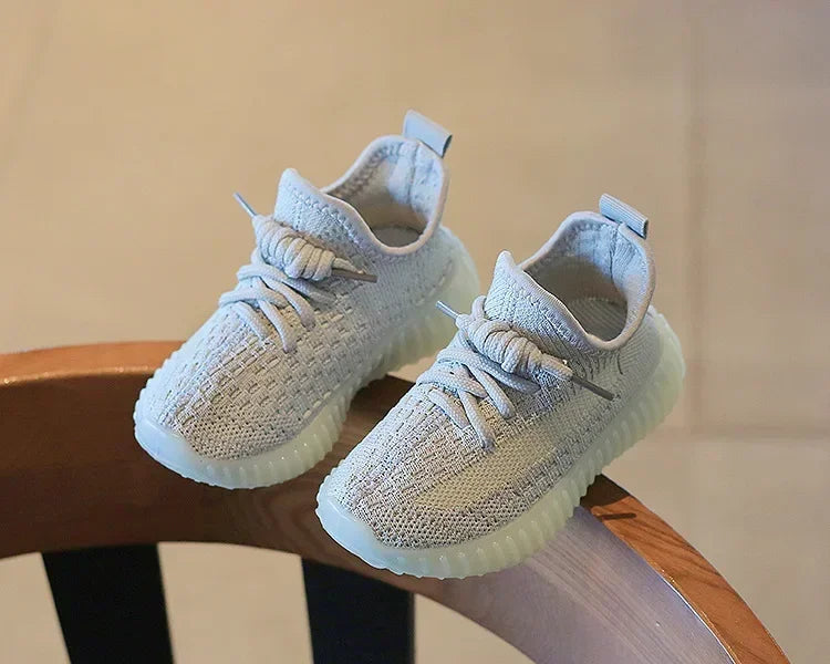 Casual Breathable Soft Bottom Kids Tennis Shoes Ohberri