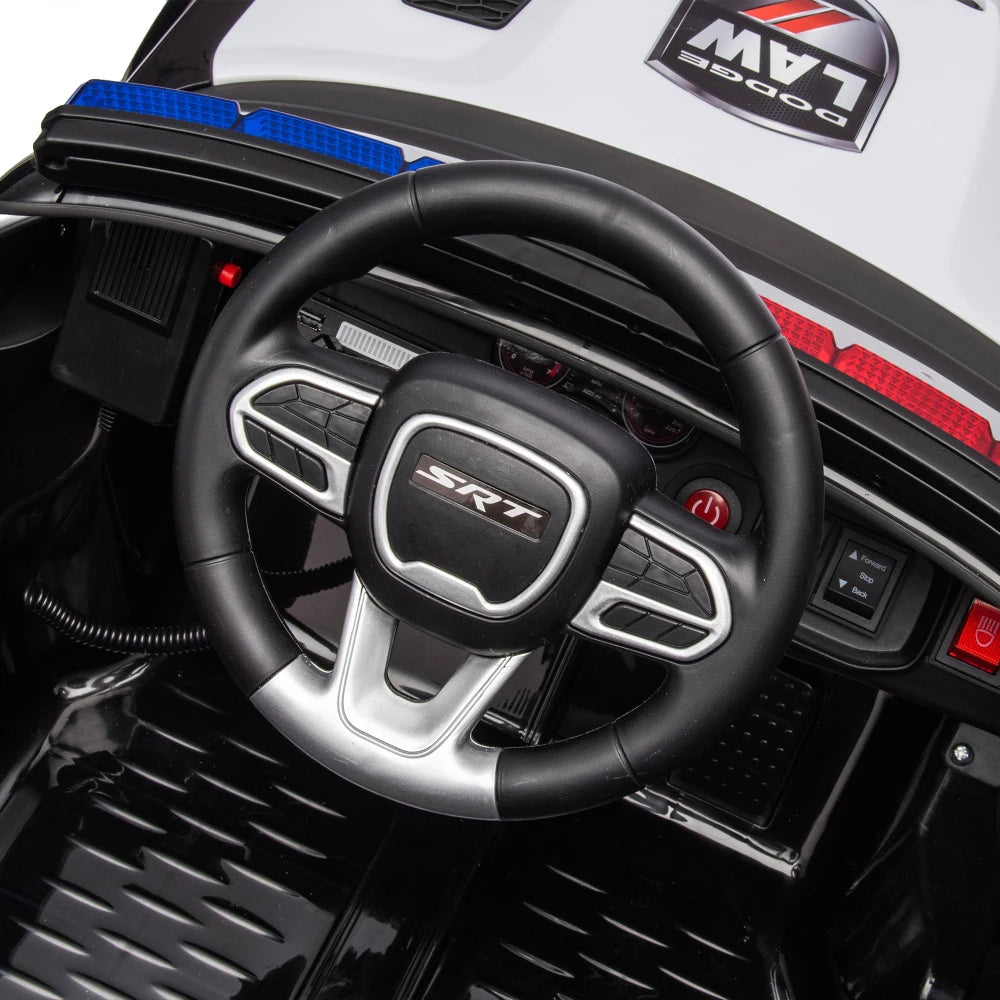 Licensed Dodge Charger,12v Kids ride on police car W/ Remote Control Ohberri