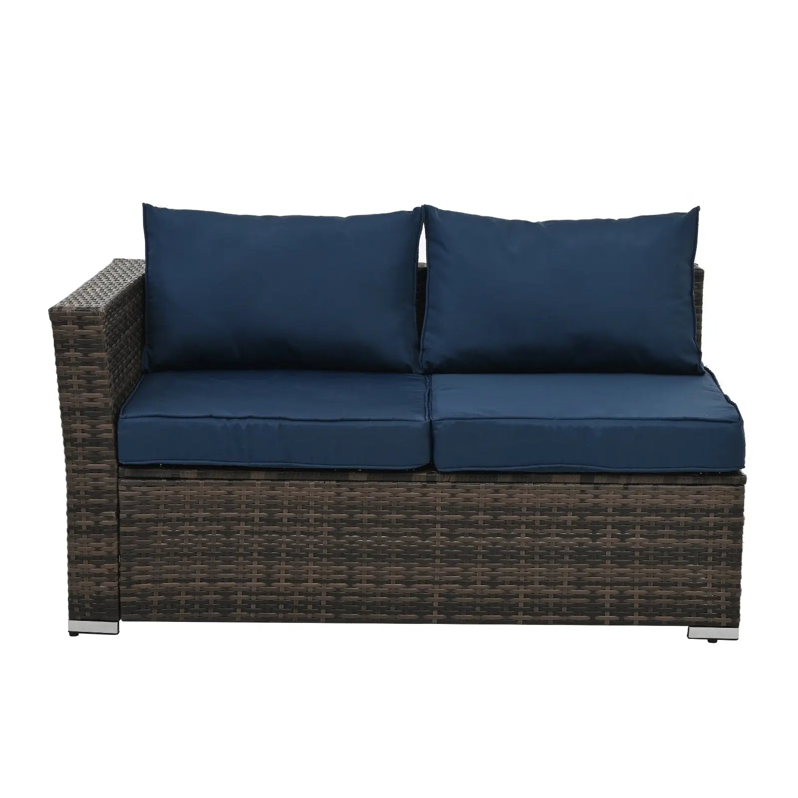 Patio Furniture, Outdoor Furniture, Seasonal PE Wicker Furniture, 4 Set Wicker Furniture With Temper My Store
