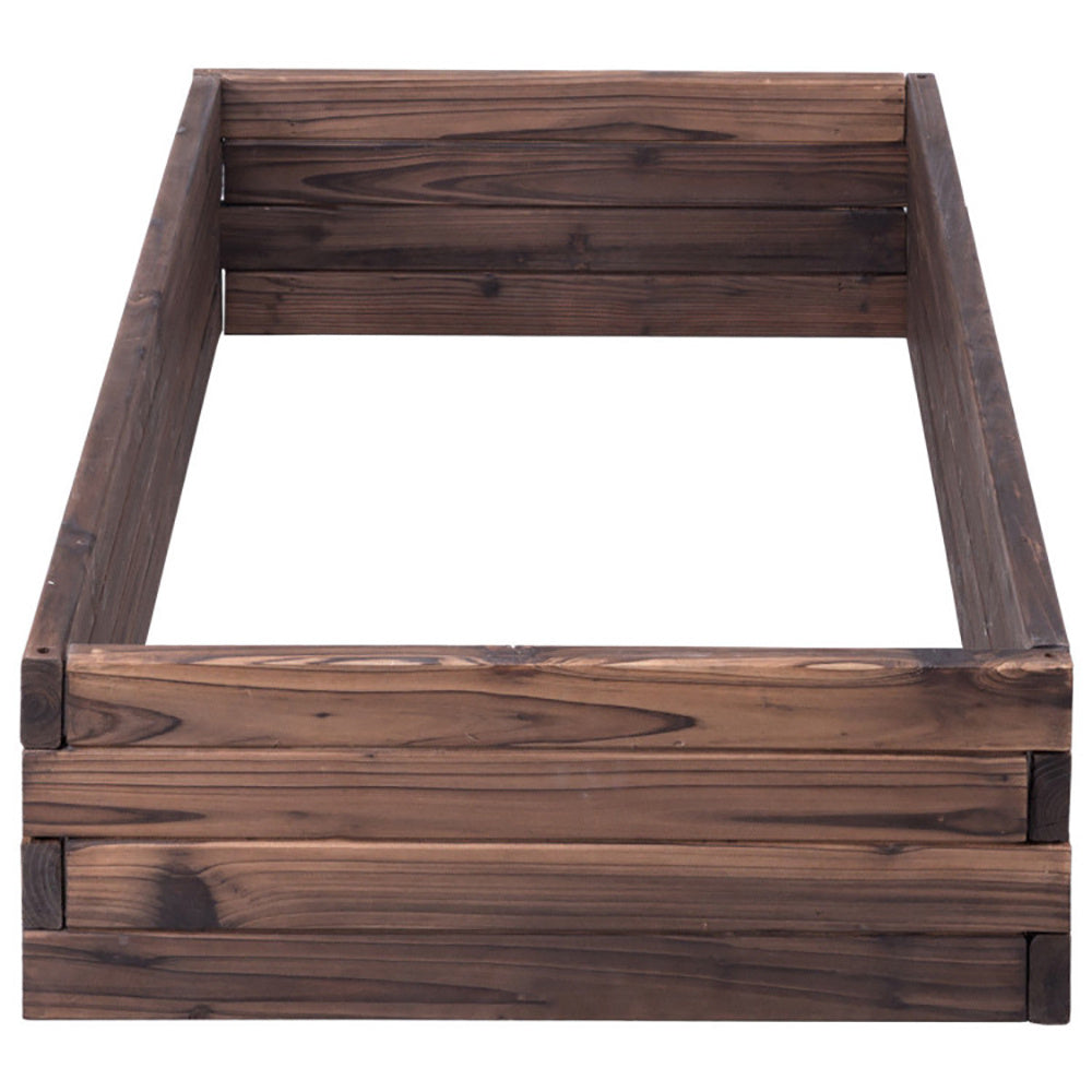 Elevated Wooden Garden Planter Box Bed Kit Inkedjoy