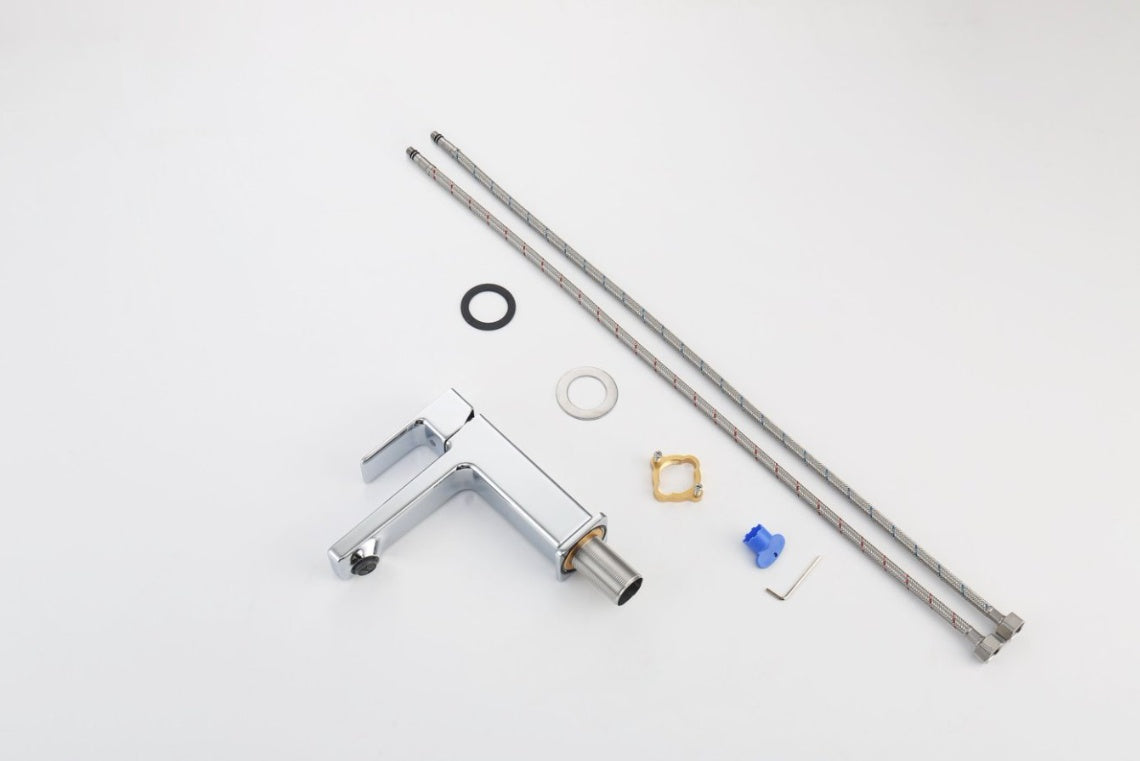 Chrome Single Hole Bathroom Faucet My Store