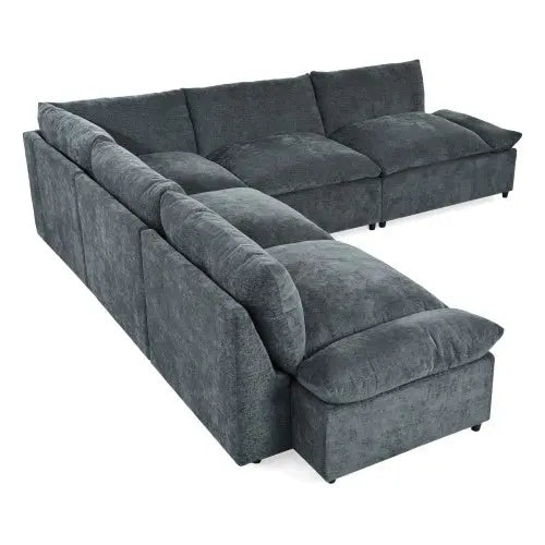 Deep Gray Sectional My Store