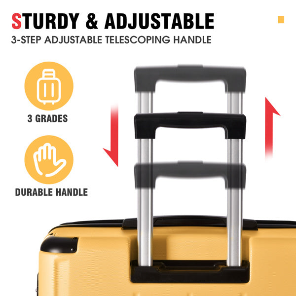 3-piece Luggage Set Inkedjoy