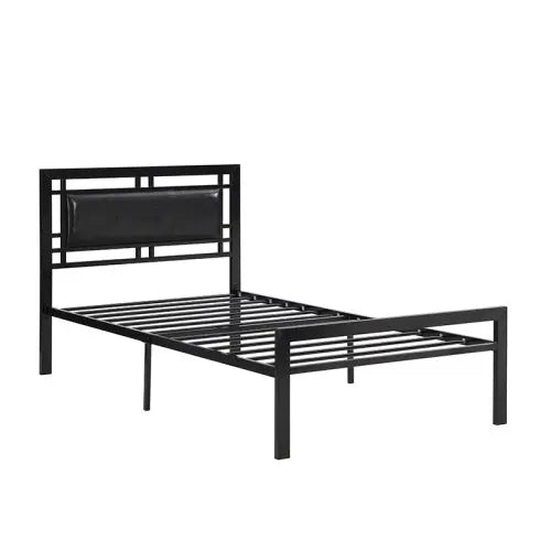 Twin Size Metal Bed Sturdy System Metal Bed Frame ,Modern Style And Comfort To Any Bedroom My Store