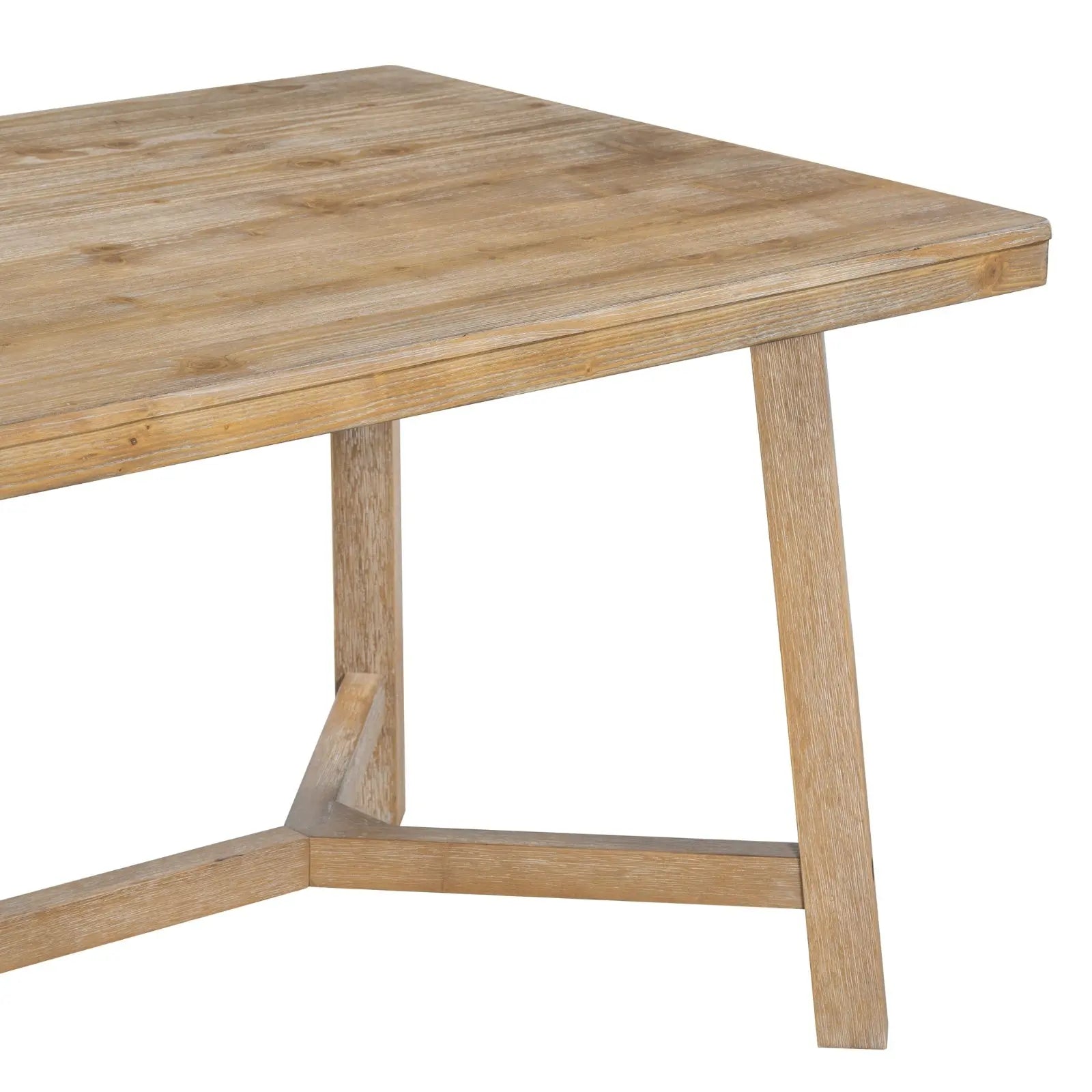 6-piece Retro Farmhouse Style Dining Set, Rectangular Table And 4 Upholstered Chairs My Store