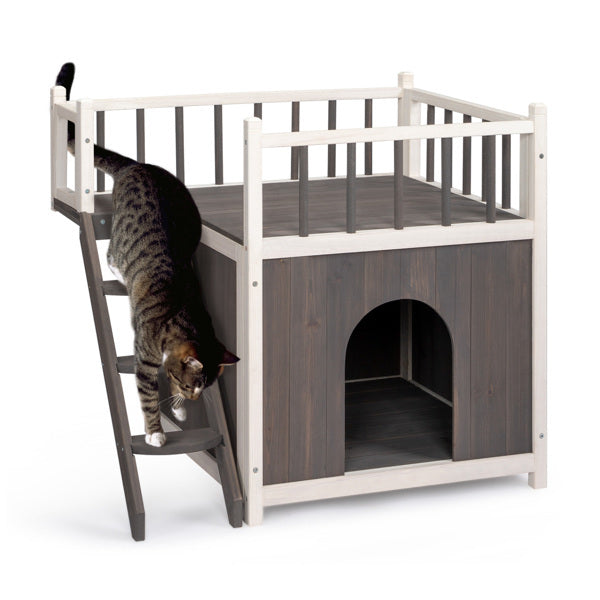 2-story Cat House With Ladder My Store
