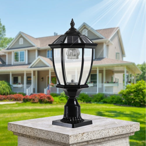Solar Pillar Headlights With Dimmable LEDs - 2 Packs My Store