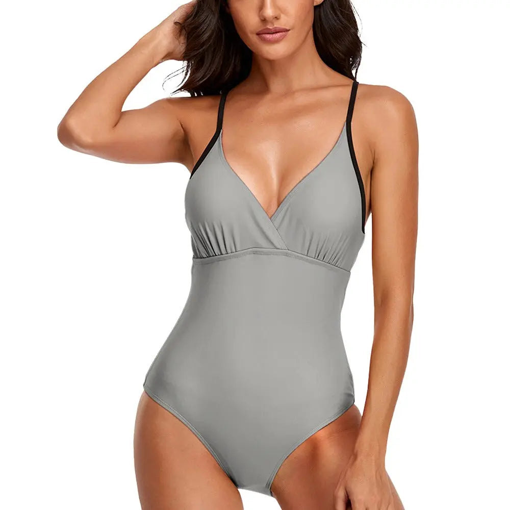 Sexy Female Sling One Piece Swimsuit Inkedjoy