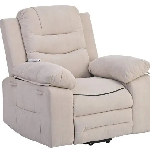 Massage Recliner And Heating Function And Side Pocket My Store