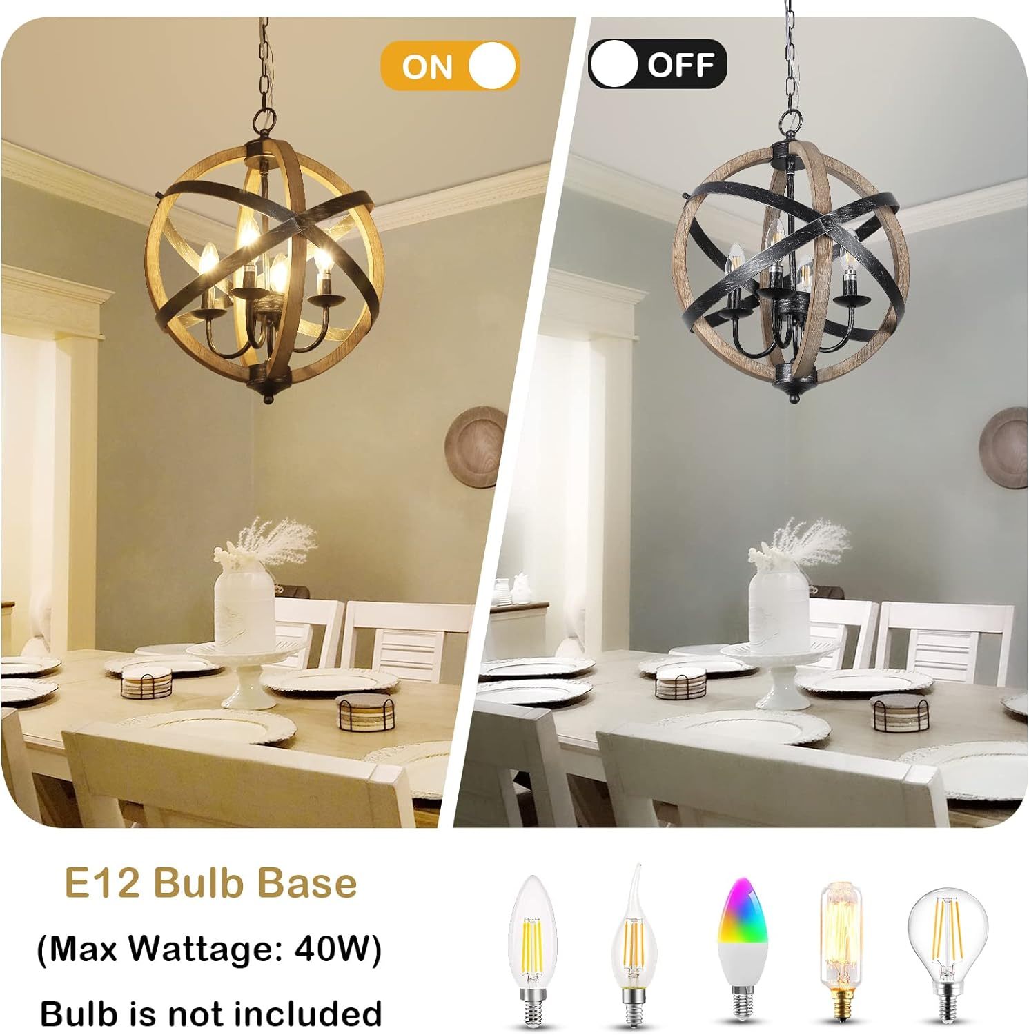 Chandelier Height Adjustable Inkedjoy