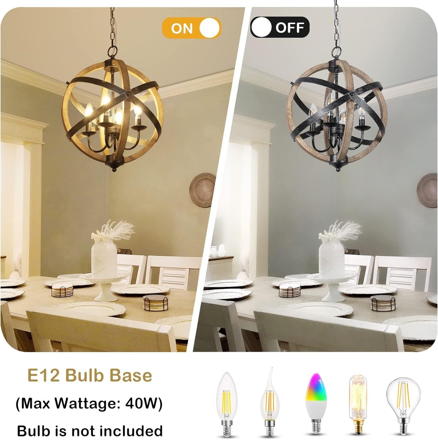 Chandelier Height Adjustable Inkedjoy