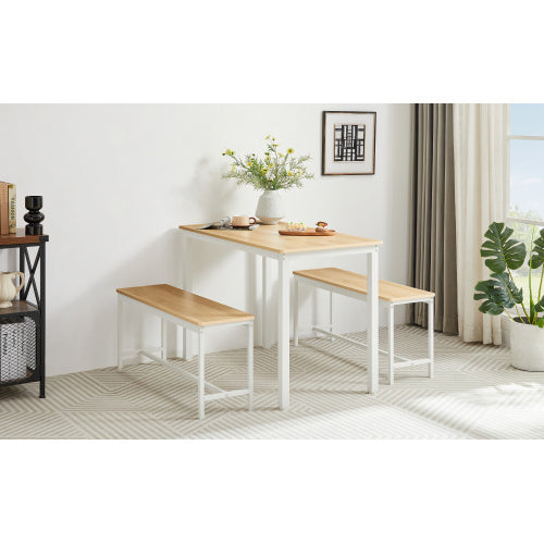 Dining Table Set, Kitchen Table Counter With Chairs Inkedjoy