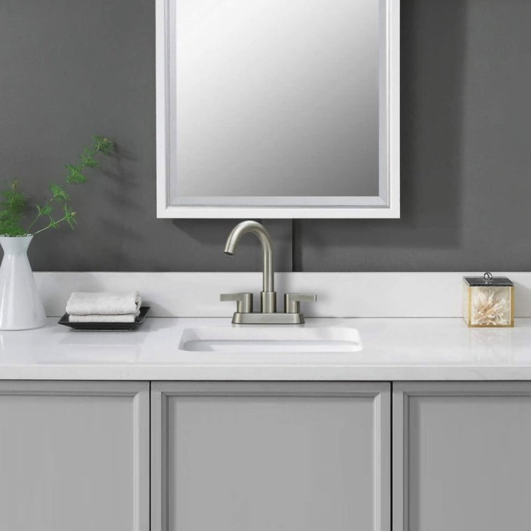 Bathroom Faucet 2 Handle Brushed Nickel My Store