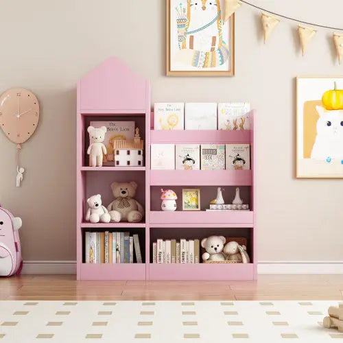 Children's Wooden Bookshelf My Store