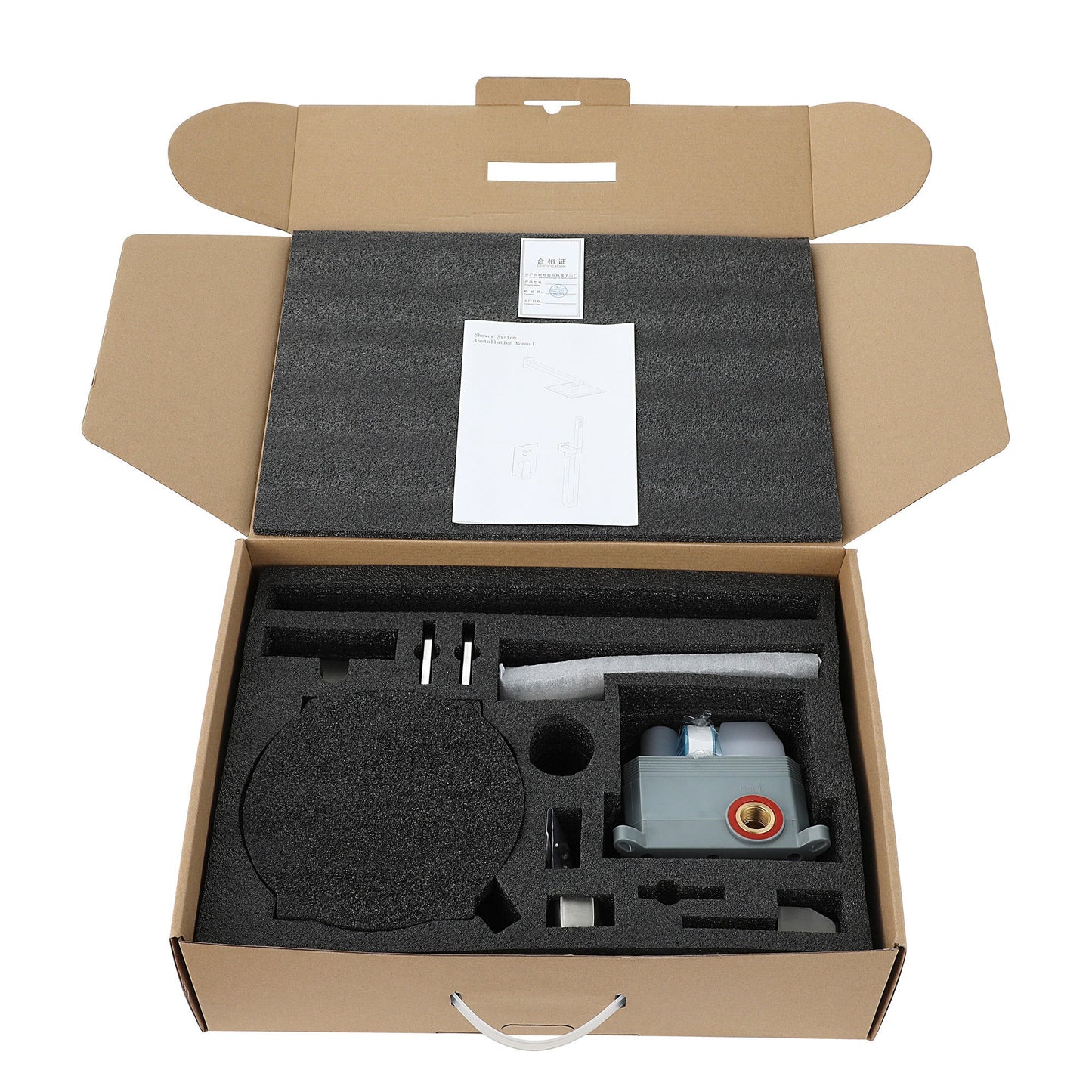 10 Inch Bathroom Luxury Rain Shower Hybrid Shower Head Inkedjoy