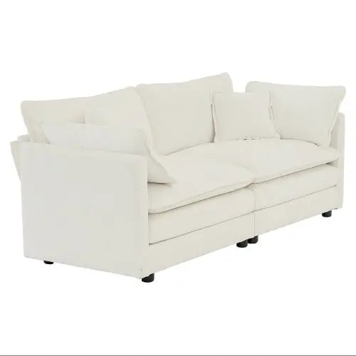 Modern Fabric Love seat Sofa - Ohberri