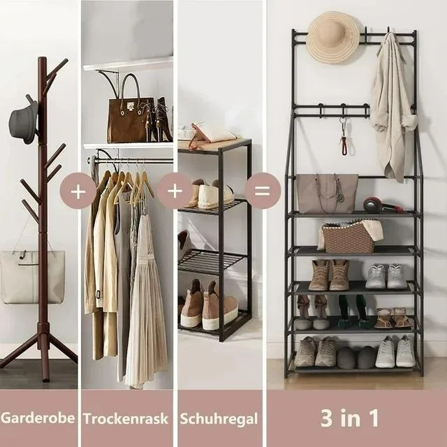 5-Tier Shoe Rack Shoe Storage Inkedjoy