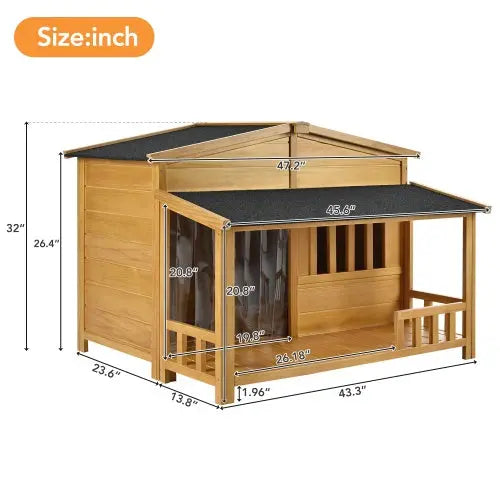 Wooden Dog House My Store