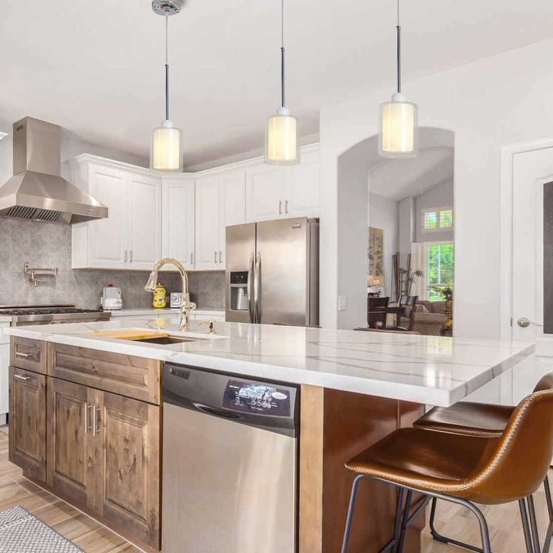 Glass Pendant Light, Modern My Store