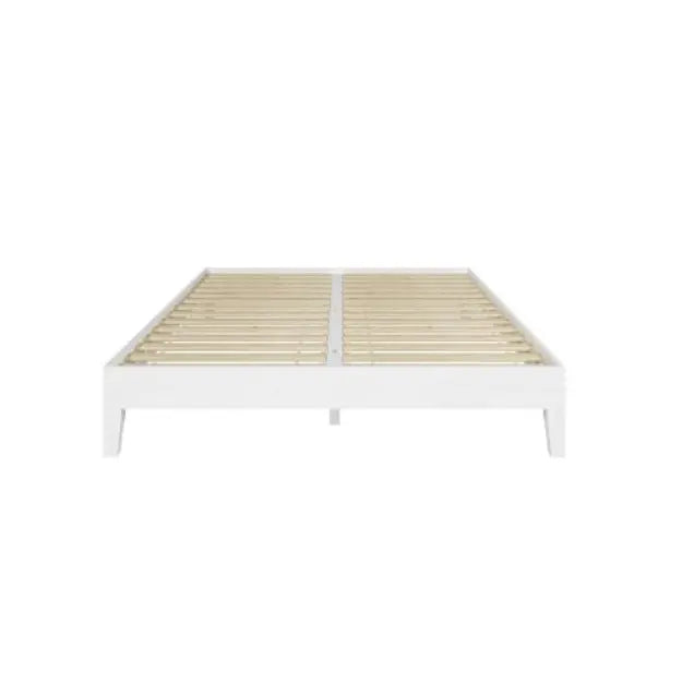 Nix - Queen Platform Bed - White My Store