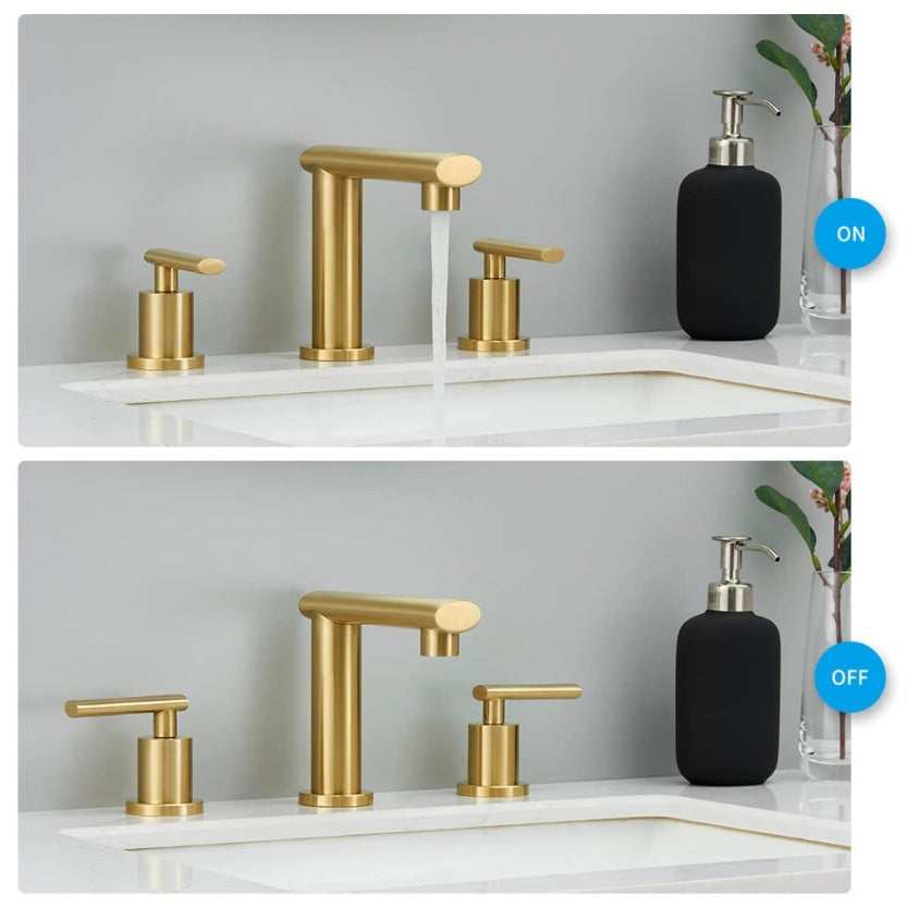 Brushed Gold Bathroom Faucet My Store
