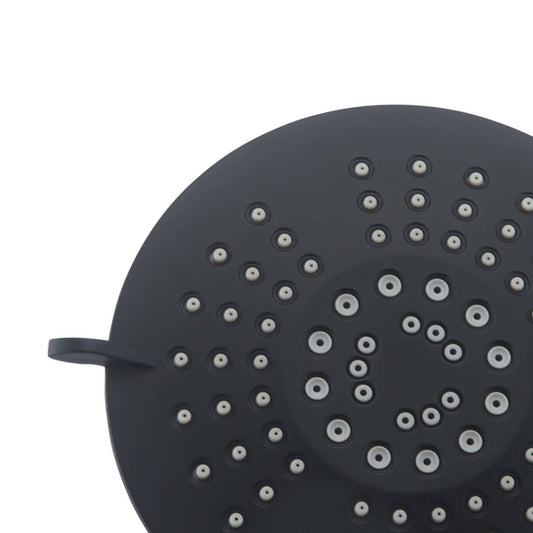 Round Shower System Wall Mounted Rain Mixer Combo Set Inkedjoy