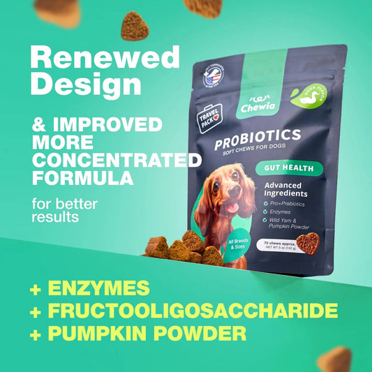 Gut Health Immunity Yeast Balance Itchy Skin Allergies Probiotics And Digestive Enzymes -180 Probiotic Chews For Dogs My Store
