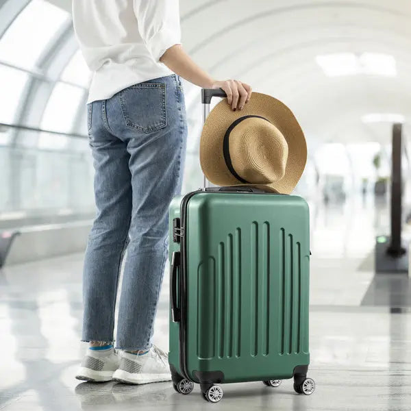 Vertical Stripe Four In One Suitcase Inkedjoy