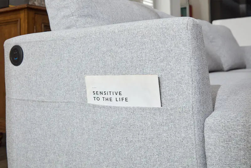 Fabric 3 Seater Couch With 2 USB My Store