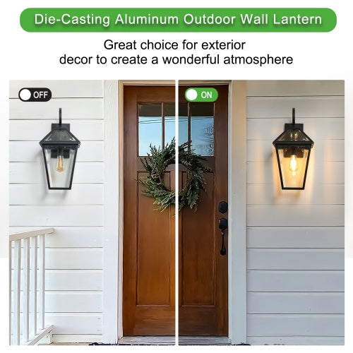 Modern Outdoor Waterproof Wall Lights Support Many Types Of Bulb-2 Packs My Store