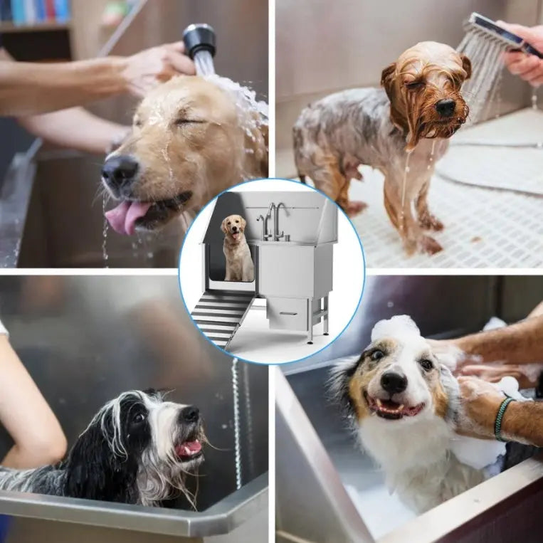 Stainless Steel Dog Bath Table My Store