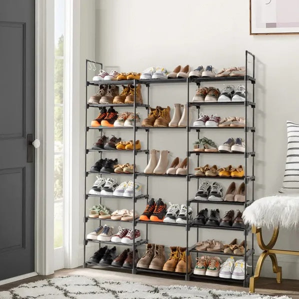 9 Tiers Shoe Rack Storage Organizer Shoe Shelf Organizer Inkedjoy